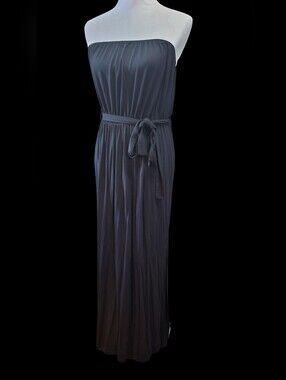 Foxblood Signature Darcie Strapless Maxi Dress with Waist Tie Size Large